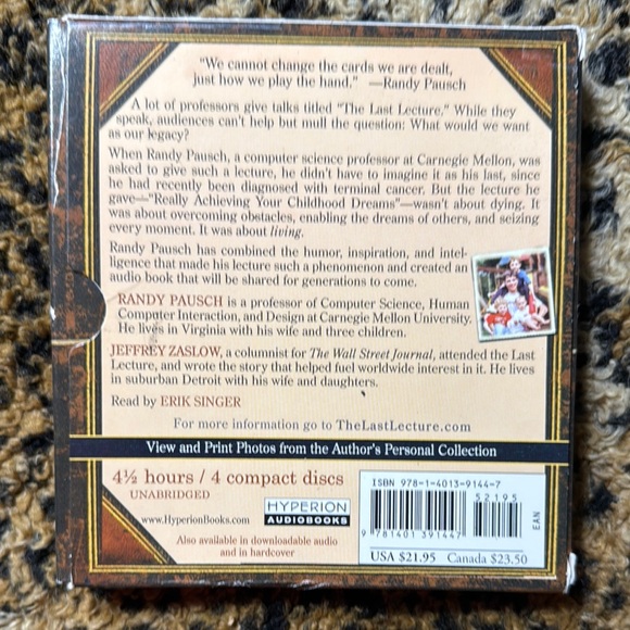 The Last Lecture Audiobook - Unabridged - Picture 2 of 2